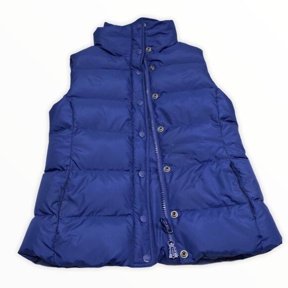 J.Crew Women’s Blue Puffer Down Vest size XS - Picture 4 of 10